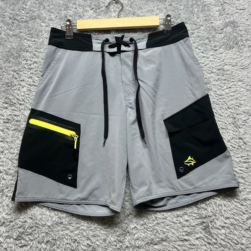 Loco Skailz Shorts Men 30 Cargo Performance Boardshorts Hybrid UPF 50 Fishing‎